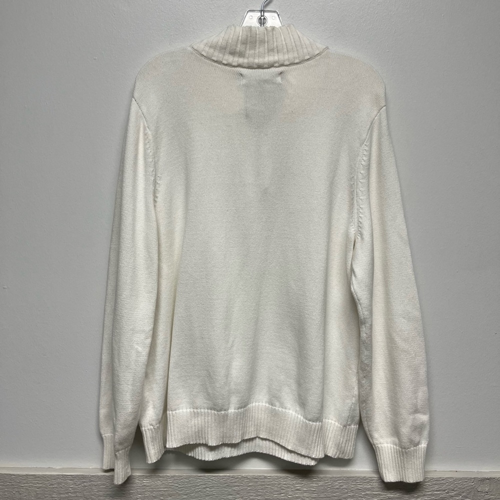 Karen Scott Xxl White Sweater Top — image 4 of 4